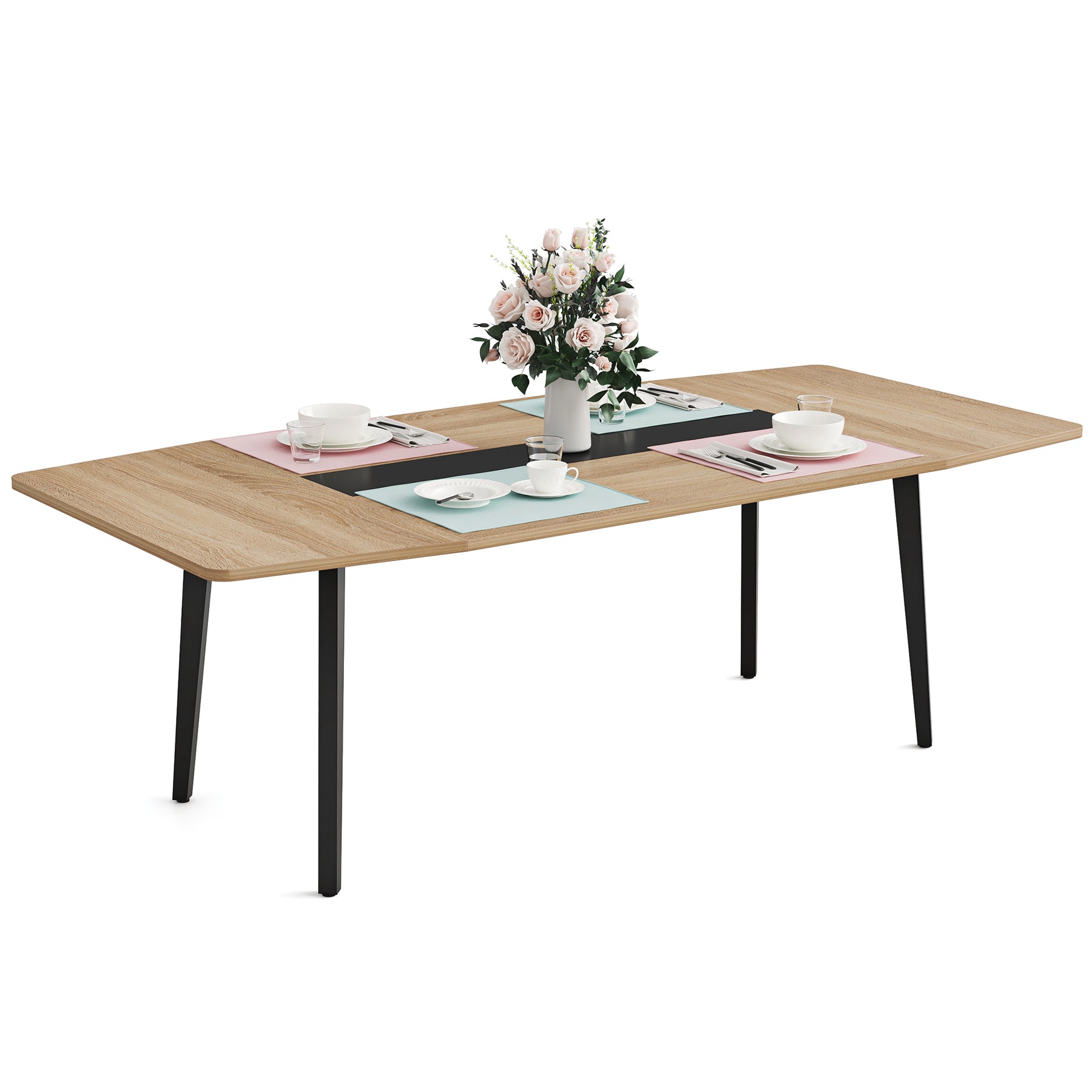 Rectangle Dining Table Kitchen Table for 6